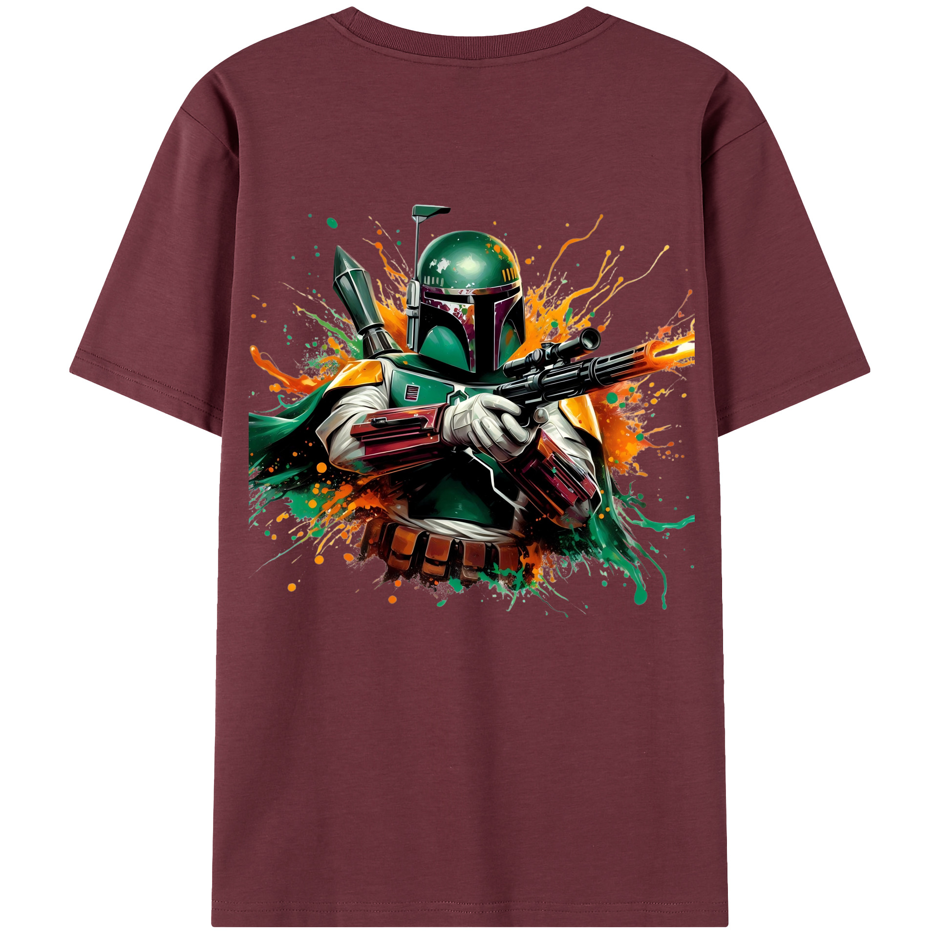 （画像用） スター・ウォーズ Star Wars 綿100％半袖Tシャツ（背面プリント）